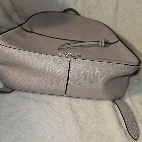 Coach Jordyn Leather Backpack in Chalk - Picture 10 of 12